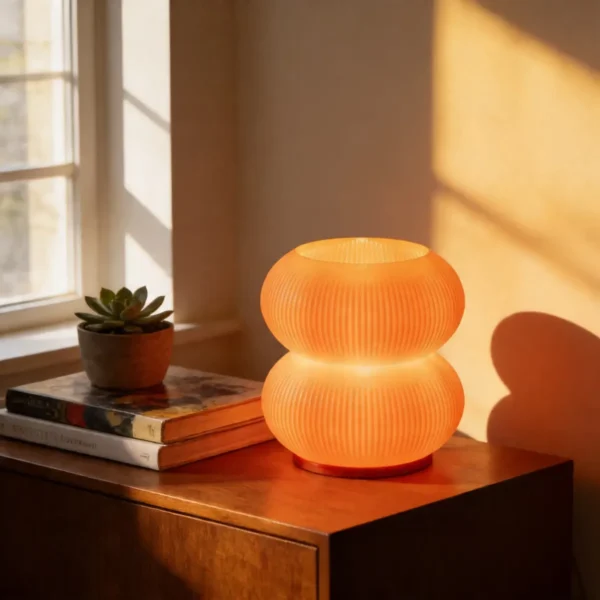 Velador Esférico "Nebulosa" – Diseño Minimalista en Impresión 3D (Serie Exclusiva)