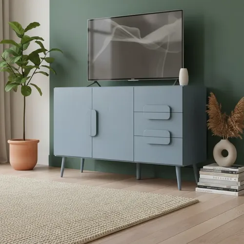 MLA2036455900 Rack Tv Modular Estilo Mallorca Pino Macizo Diseño Exclusivo