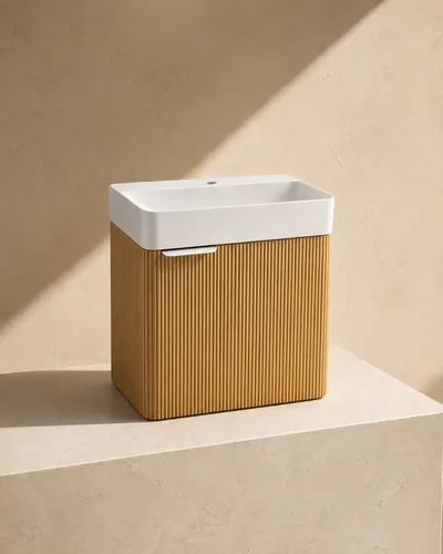 MLA3188345734 Vanitory Colgante De Diseño Con Bacha Blanca